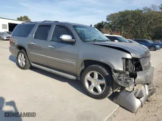 2012 Chevrolet Suburban LTZ with VIN 1GNSCKE02CR308072, listed as a Copart auction lot 80195954 with 190,360 mi miles and Salvage Title. Bid and sale history available at carsss.com. Image 4.