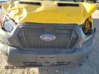 2023 Ford Transit Cargo with VIN 1FTBR1X89PKA25414, listed as a Copart auction lot 46476085 with 61,328 mi miles and Salvage title. Bid and sale history available at DreamBid. Image 12.