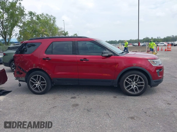 2019 Ford Explorer Sport with VIN 1FM5K8GT0KGB06646, listed as a IAAI auction lot 41865944 with 106,289 mi miles and . Bid and sale history available at DreamBid. Image 14.