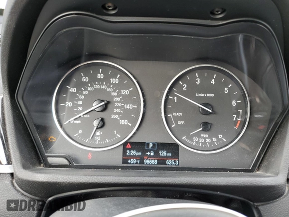 2018 BMW X1 sDrive28i with VIN WBXHU7C37J5H44386, listed as a Copart auction lot 42167135 with 96,668 mi miles and Salvage Title. Bid and sale history available at DreamBid. Image 9.