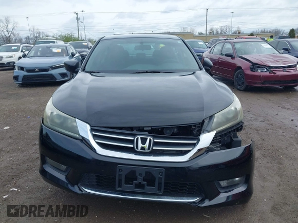 2014 Honda Accord Sport with VIN 1HGCR2F59EA270980, listed as a IAAI auction lot 41954935 with 130,041 mi miles and . Bid and sale history available at DreamBid. Image 12.