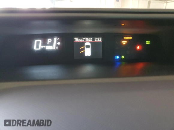 2016 Toyota Prius One with VIN JTDKDTB38G1125130, listed as a Copart auction lot 52741225 with 87,262 mi miles and Clean Title. Bid and sale history available at DreamBid. Image 9.