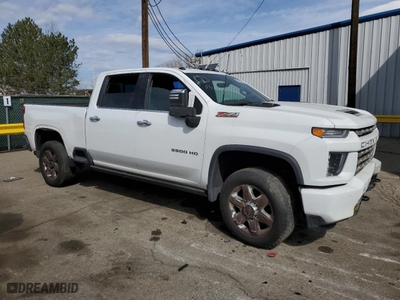 2023 Chevrolet Silverado 3500HD LTZ with VIN 1GC4YUEY6PF226549, listed as a Copart auction lot 50986885 with 32,828 mi miles and Salvage Title. Bid and sale history available at carsss.com. Image 4.