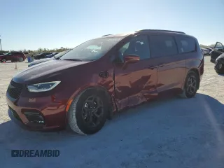 2021 Chrysler Pacifica Hybrid Limited z VIN 2C4RC1S74MR540381, wystawiony jako Copart lot #43581935 z przebiegiem 35 561 mil mil oraz Szkoda całkowita • Salvage title. Historia ofert i sprzedaży dostępna na DreamBid. Obrazek 1.