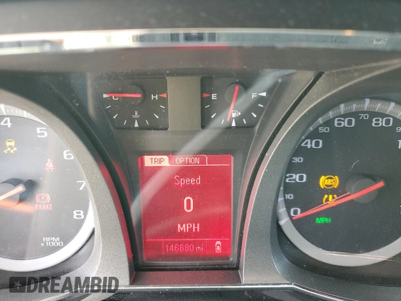 2013 GMC Terrain Denali with VIN 2GKFLYE38D6149227, listed as a Copart auction lot 43433255 with 146,880 mi miles and Salvage Title. Bid and sale history available at DreamBid. Image 9.