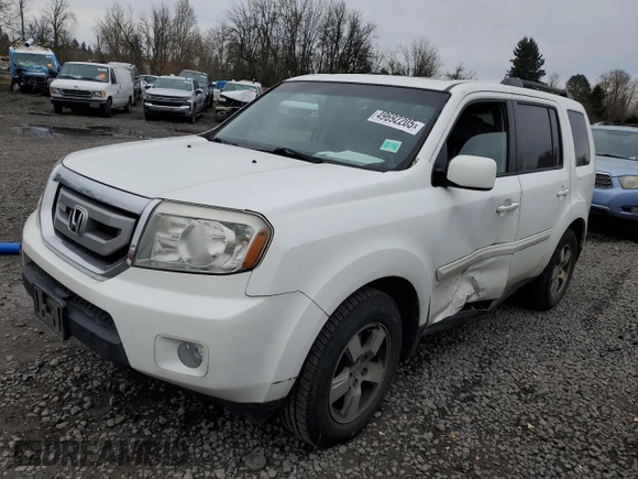 2011 Honda Pilot EX-L with VIN 5FNYF4H53BB078978, listed as a Copart auction lot 49692205 with 134,222 mi miles and Salvage Title. Bid and sale history available at carsss.com. Image 1.