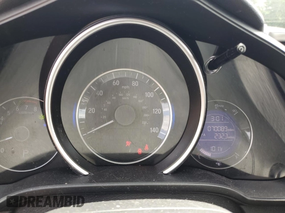 2016 Honda Fit LX with VIN JHMGK5H54GX010407, listed as a Copart auction lot 60127785 with 70,089 mi miles and Salvage title. Bid and sale history available at DreamBid. Image 9.