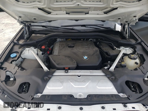 2020 BMW X4 xDrive30i with VIN 5UX2V1C06L9B44021, listed as a Copart auction lot 43767425 with 55,327 mi miles and Salvage Title. Bid and sale history available at carsss.com. Image 12.
