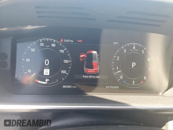 2021 Land Rover Range Rover Sport HSE Silver Edition with VIN SALWR2SUXMA771179, listed as a Copart auction lot 49617065 with 65,565 mi miles and Salvage title. Bid and sale history available at DreamBid. Image 9.