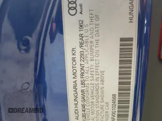 2016 Audi TTS 2.0T z VIN TRUC1AFV0G1024568, wystawiony jako Copart lot #65463404 z przebiegiem Nie podano mil oraz Szkody całkowita. Historia ofert i sprzedaży dostępna na DreamBid. Obrazek 14.