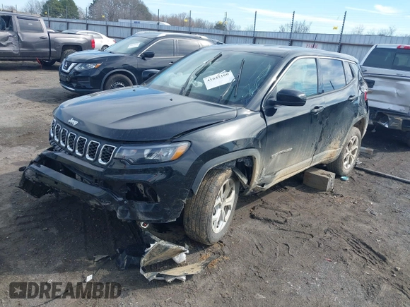 2024 Jeep Compass Sport с VIN 3C4NJDAN5RT143675, выставлен на аукционе IAAI как лот 41642160 с пробегом 5 663 миль миль и . История ставок и продаж доступна на DreamBid. Изображение 16.