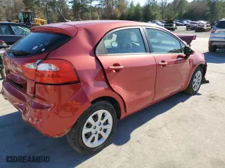 2012 Kia Rio LX with VIN KNADM5A30C6019304, listed as a Copart auction lot 44544055 with 171,338 mi miles and Salvage Title. Bid and sale history available at carsss.com. Image 3.
