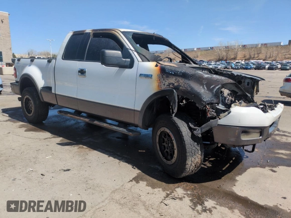 2004 Ford F-150 XLT with VIN 1FTPX04544KD82348, listed as a Copart auction lot 52424235 with Not provided miles and Non repairable. Bid and sale history available at DreamBid. Image 4.