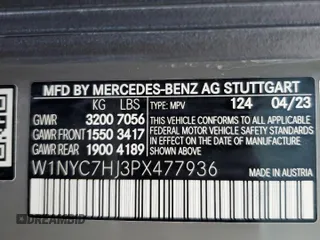2023 Mercedes-Benz G 63 AMG with VIN W1NYC7HJ3PX477936, listed as a Copart auction lot 60379704 with 2,858 mi miles and Salvage Title. Bid and sale history available at DreamBid. Image 15.