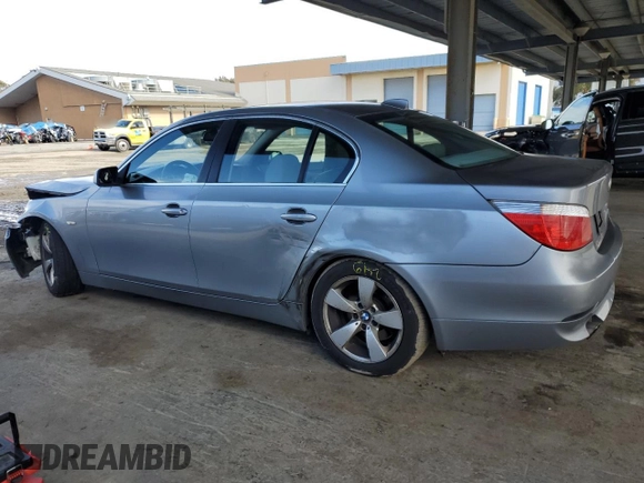 2004 BMW 5 Series 530i with VIN WBANA735X4B808964, listed as a Copart auction lot 49295755 with 143,316 mi miles and Salvage Title. Bid and sale history available at carsss.com. Image 2.