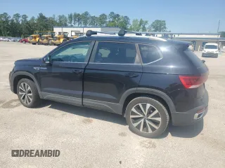 2022 Volkswagen Taos SE z VIN 3VVLX7B24NM056626, wystawiony jako Copart lot #54687155 z przebiegiem 27 023 mil mil oraz Tytuł czysty. Historia ofert i sprzedaży dostępna na DreamBid. Obrazek 2.