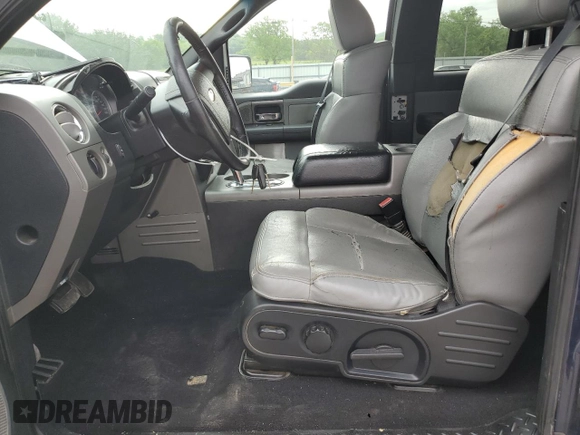 2005 Ford F-150 XLT with VIN 1FTPX04535KD33126, listed as a Copart auction lot 54251155 with 206,414 mi miles and Clean title. Bid and sale history available at DreamBid. Image 7.