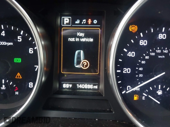 2017 Hyundai Santa Fe Sport 2.0T with VIN 5XYZU4LA9HG406663, listed as a IAAI auction lot 40908199 with 140,696 mi miles. Bid and sale history available at carsss.com. Image 15.
