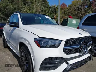 2020 Mercedes-Benz GLE 450 with VIN 4JGFB5KB9LA100253, listed as a IAAI auction lot 40705917 with 50,956 mi miles and . Bid and sale history available at DreamBid. Image 1.