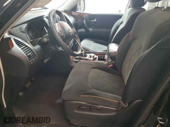2018 Nissan Armada SV with VIN JN8AY2NC8J9553377, listed as a Copart auction lot 81516004 with 106,757 mi miles and Salvage Title. Bid and sale history available at carsss.com. Image 7.