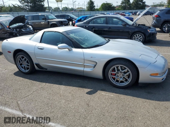 2003 Chevrolet Corvette Z06 with VIN 1G1YY12S635112866, listed as a Copart auction lot 69634004 with 16,969 mi miles and Salvage Title. Bid and sale history available at carsss.com. Image 4.
