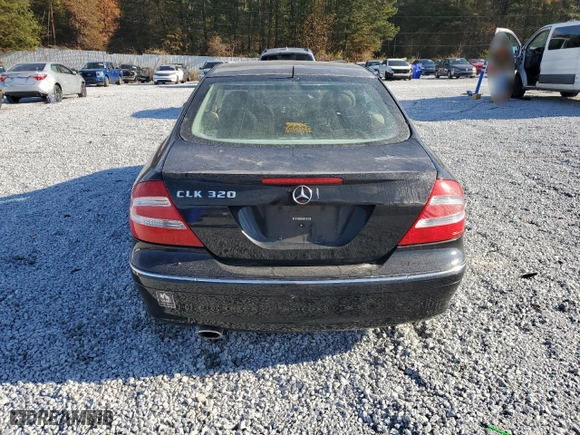 2004 Mercedes-Benz CLK-Class 3.2L with VIN WDBTJ65J94F080074, listed as a Copart auction lot 82663304 with 153,150 mi miles and Salvage Title. Bid and sale history available at carsss.com. Image 6.