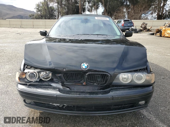2002 BMW 5 Series 540iA with VIN WBADN63422GN86602, listed as a Copart auction lot 43392445 with 159,974 mi miles and Salvage Title. Bid and sale history available at carsss.com. Image 5.