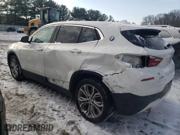 2022 BMW X2 xDrive28i with VIN WBXYJ1C08N5U30857, listed as a Copart auction lot 89282465 with 44,825 mi miles and Salvage Title. Bid and sale history available at carsss.com. Image 2.