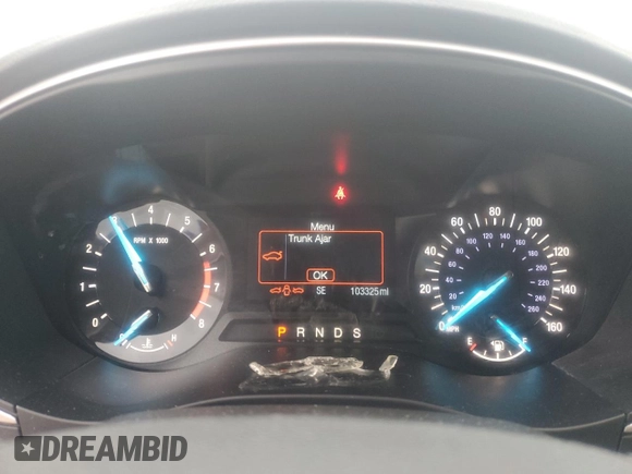 2016 Ford Fusion SE with VIN 3FA6P0H77GR283195, listed as a Copart auction lot 44352825 with 103,325 mi miles and Salvage Title. Bid and sale history available at carsss.com. Image 9.
