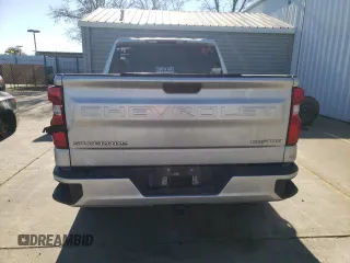 2021 Chevrolet Silverado 1500 Custom with VIN 1GCRWBEK0MZ188967, listed as a Copart auction lot 87637995 with 104,744 mi miles and Salvage Title. Bid and sale history available at DreamBid. Image 6.