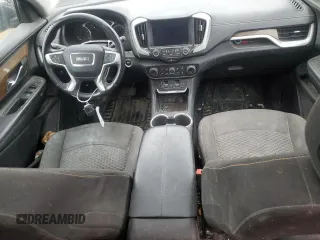 2018 GMC Terrain SLE z VIN 3GKALTEV5JL303379, wystawiony jako Copart lot #56303395 z przebiegiem Nie podano mil oraz Szkody całkowita. Historia ofert i sprzedaży dostępna na DreamBid. Obrazek 8.