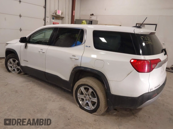 2019 GMC Acadia SLE with VIN 1GKKNKLAXKZ219061, listed as a IAAI auction lot 41198835 with 106,356 mi miles. Bid and sale history available at carsss.com. Image 3.