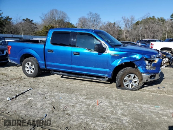 2016 Ford F-150 XLT with VIN 1FTEW1EF6GFC60143, listed as a Copart auction lot 46426815 with 186,891 mi miles and Salvage Title. Bid and sale history available at carsss.com. Image 4.
