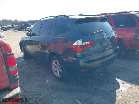2007 BMW X3 3.0si with VIN WBXPC93487WF24308, listed as a IAAI auction lot 41462964 with 166,579 mi miles. Bid and sale history available at carsss.com. Image 3.