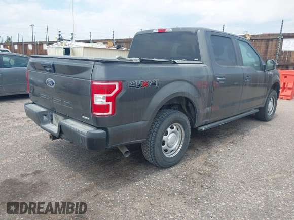 2018 Ford F-150 XL with VIN 1FTEW1EP3JKC12347, listed as a IAAI auction lot 42671554 with 177,086 mi miles and . Bid and sale history available at DreamBid. Image 4.