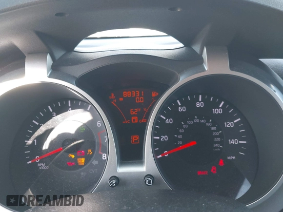 2013 Nissan Juke SV with VIN JN8AF5MV4DT215041, listed as a IAAI auction lot 41863707 with 88,331 mi miles. Bid and sale history available at carsss.com. Image 7.