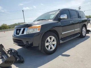2014 Nissan Armada Platinum z VIN 5N1BA0NF8EN610981, wystawiony jako Copart lot #53144515 z przebiegiem 188 423 mil mil oraz Szkoda całkowita • Salvage title. Historia ofert i sprzedaży dostępna na DreamBid. Obrazek 1.