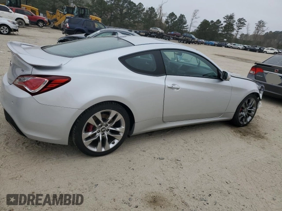 2016 Hyundai Genesis Coupe R-Spec with VIN KMHHU6KJ3GU132264, listed as a Copart auction lot 48354714 with 17,245 mi miles and Salvage title. Bid and sale history available at DreamBid. Image 3.