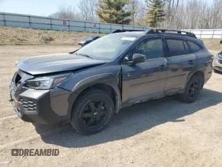2025 Subaru Outback Wilderness с VIN 4S4BTGUD3S3185048, выставлен на аукционе Copart как лот 53275805 с пробегом 5 752 миль миль и Чистый • Clean title. История ставок и продаж доступна на DreamBid. Изображение 1.