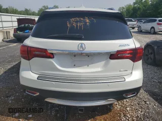 2016 Acura MDX Advance z VIN 5FRYD4H9XGB051324, wystawiony jako Copart lot #57106505 z przebiegiem 111 202 mil mil oraz Szkoda całkowita • Salvage title. Historia ofert i sprzedaży dostępna na DreamBid. Obrazek 6.