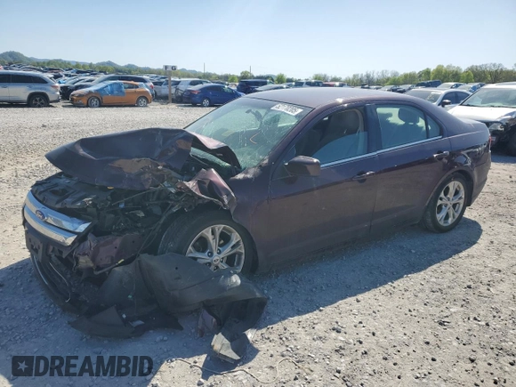 2012 Ford Fusion SE with VIN 3FAHP0HG6CR270876, listed as a Copart auction lot 52170205 with Not Provided miles and Clean Title. Bid and sale history available at DreamBid. Image 1.