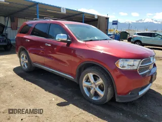 2013 Dodge Durango Citadel with VIN 1C4SDJETXDC562837, listed as a Copart auction lot 55730655 with 221,347 mi miles and Clean Title. Bid and sale history available at carsss.com. Image 4.