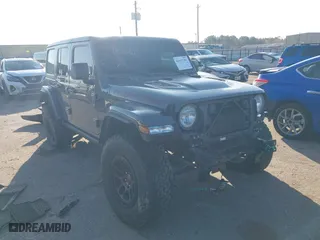 2021 Jeep Wrangler Unlimited Rubicon with VIN 1C4JJXFG3MW842686, listed as a IAAI auction lot 41517391 with 44,127 mi miles. Bid and sale history available at carsss.com. Image 1.