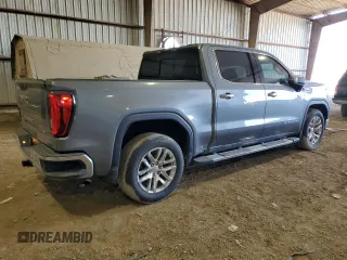 2021 GMC Sierra 1500 SLT with VIN 3GTP8DED1MG232165, listed as a Copart auction lot 76678214 with 112,274 mi miles and Clean title. Bid and sale history available at DreamBid. Image 3.