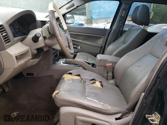 2005 Jeep Grand Cherokee Laredo with VIN 1J4GS48K45C533295, listed as a Copart auction lot 50912835 with 222,440 mi miles and Salvage Title. Bid and sale history available at DreamBid. Image 7.
