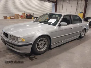 2001 BMW 7 Series 740iA with VIN WBAGG83421DN88756, listed as a IAAI auction lot 41086038 with 1 mi miles. Bid and sale history available at carsss.com. Image 2.