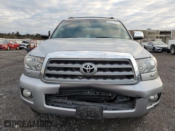2014 Toyota Sequoia Platinum with VIN 5TDDY5G10ES094035, listed as a Copart auction lot 80311314 with 149,692 mi miles and Salvage Title. Bid and sale history available at carsss.com. Image 5.