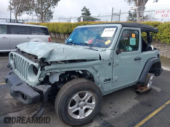 2023 Jeep Wrangler Willys z VIN 1C4HJXAG0PW600660, wystawiony jako IAAI lot #41713238 z przebiegiem 43 717 mil mil oraz . Historia ofert i sprzedaży dostępna na DreamBid. Obrazek 6.
