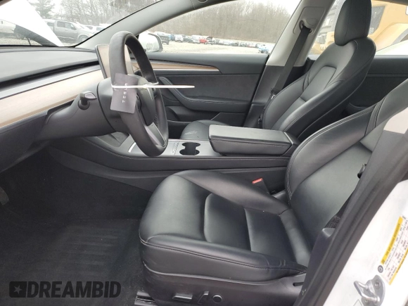 2022 Tesla Model 3 z VIN 5YJ3E1EA5NF324625, wystawiony jako Copart lot #46974745 z przebiegiem 106 617 mil mil oraz Szkoda całkowita • Salvage title. Historia ofert i sprzedaży dostępna na DreamBid. Obrazek 7.