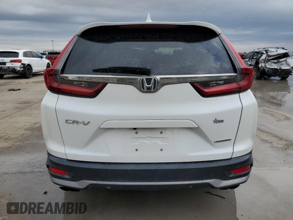 2020 Honda CR-V Touring with VIN 5J6RW1H95LL009207, listed as a Copart auction lot 48408445 with 61,699 mi miles and Salvage Title. Bid and sale history available at carsss.com. Image 6.